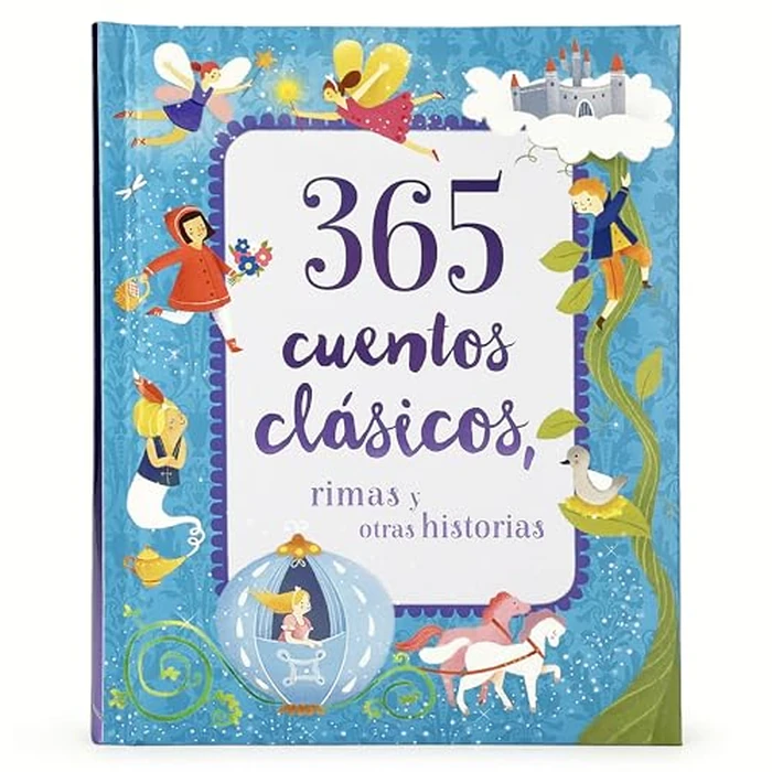 365 Cuentos Clasicos: Rimas y Otras Historias Tesoro de Libro de Cuentos Acolchado (365 Classic Stories, Children's Spanish Language Padded Storybook Treasury) (Spanish Edition) by Cottage Door Press - Used - Acceptable condition