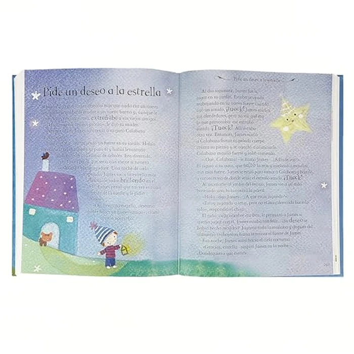 365 Cuentos Clasicos: Rimas y Otras Historias Tesoro de Libro de Cuentos Acolchado (365 Classic Stories, Children's Spanish Language Padded Storybook Treasury) (Spanish Edition) by Cottage Door Press - Image 4