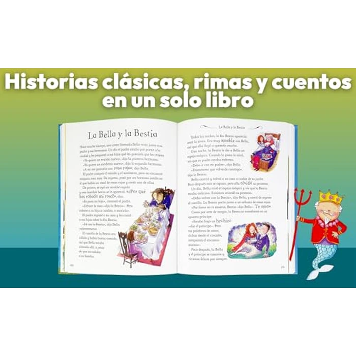 365 Cuentos Clasicos: Rimas y Otras Historias Tesoro de Libro de Cuentos Acolchado (365 Classic Stories, Children's Spanish Language Padded Storybook Treasury) (Spanish Edition) by Cottage Door Press - Image 8