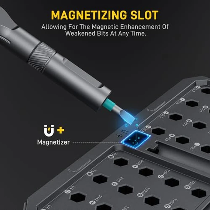 42 in 1 Magnetic Screwdriver, Screwdriver Set, Multi Bit Ratcheting Screwdriver Set with Storage Case Repair Tool Kit for Computer, Eyeglass, Bicycles, Watch, Ring Doorbell, Furniture and DIY by MrToNo - Image 4