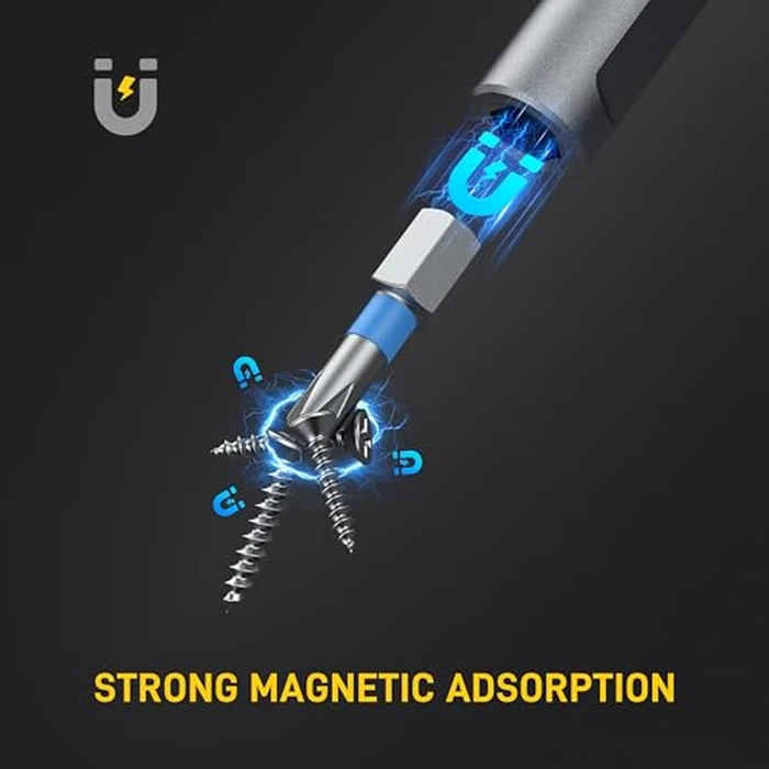 42 in 1 Magnetic Screwdriver, Screwdriver Set, Multi Bit Ratcheting Screwdriver Set with Storage Case Repair Tool Kit for Computer, Eyeglass, Bicycles, Watch, Ring Doorbell, Furniture and DIY by MrToNo - Image 5