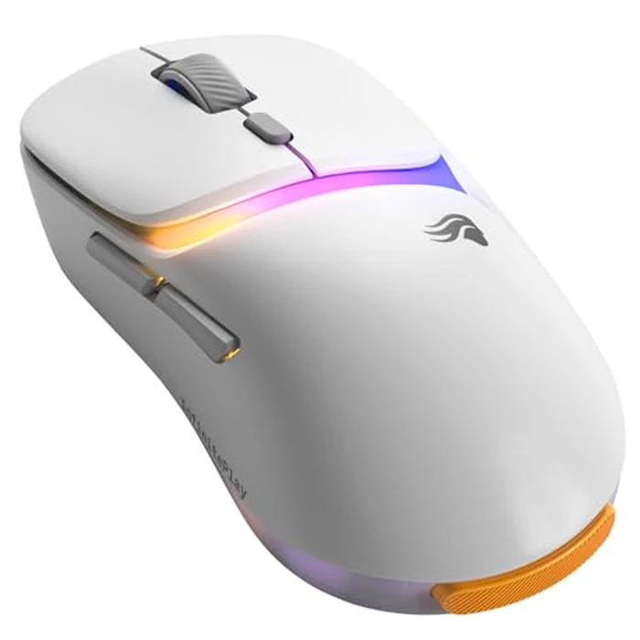 Glorious Gaming Model D3 Wireless Gaming Mouse - InfinitePlay Swappable Battery, 130H Battery Life, 8k Polling, 130M Optical Switches, Ultralight 69g, 30K DPI Optical Sensor, RGB - White by GLORIOUS - Used - Very Good condition