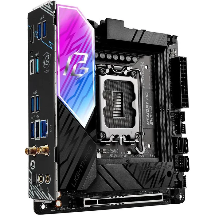 ASRock B860I Lightning WiFi LGA 1851 Intel B860 SATA 6Gb/s Intel Core Ultra DDR5 Mini ITX Motherboard by ASRock - Image 5