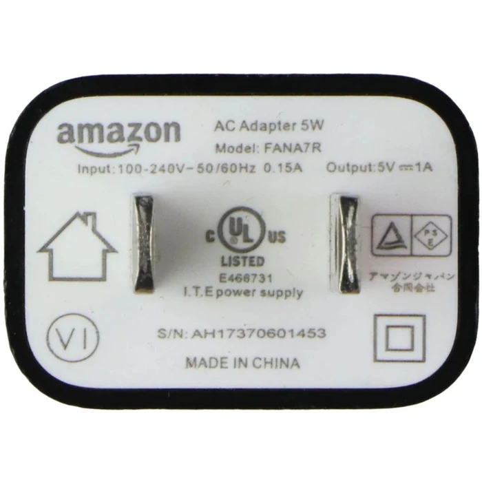 Amazon 5W USB Official OEM Power Adapter (FANA7R) - Black - Good by Amazon - Image 4