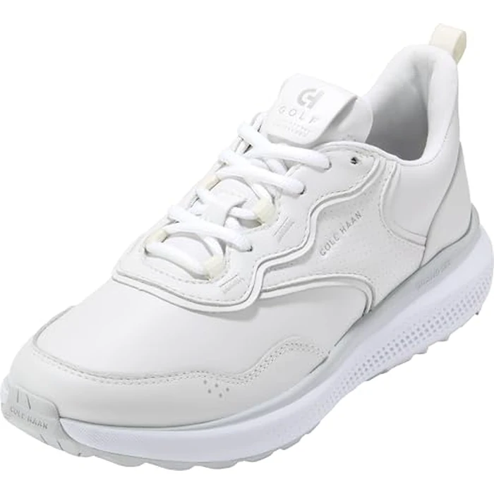 Cole Haan Women's Zerogrand Fairway 2 Golf Sneakers, White/Microchip, 9-B US by Cole Haan - Used - Very Good condition