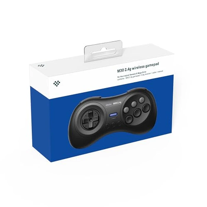 8Bitdo M30 2.4G Wireless Gamepad for the Original Sega Genesis and Sega Mega Drive - Sega Genesis,Black by 8Bitdo - Image 5