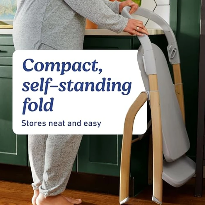 Graco EveryStep 6 in 1 High Chair, Babies and Toddlers Portable Slim High Chair with 6 Growing Stages from Infant to Toddler Seating, Convenient for Dining Time, Featured Design in Misty by Graco - Image 6