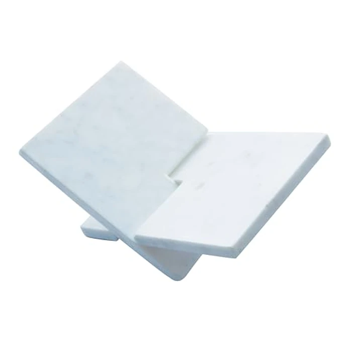 Bloomingville Decorative Marble Book Holder, White by Bloomingville - Image 4
