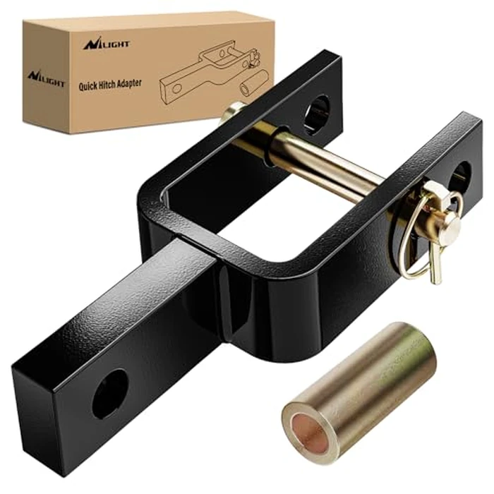 Nilight Versatile Quick Hitch Adapter with Adapter Sleeve Used to Adjust Top Link Bracket Movements Fits for Category 1 3-Point Quick Hitch Tractors by Nilight - Used - Like New condition - US$26.50