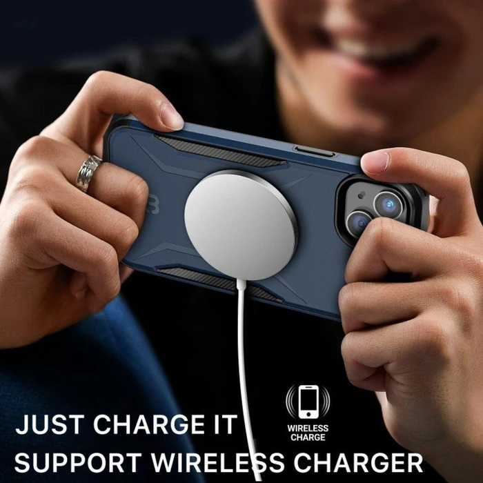 MyBat Pro Stealth Series Phone Case with MagKick for iPhone 14 Plus - Blue - Brand New by MyBat Pro - Image 7