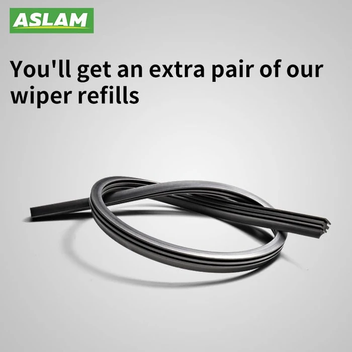 ASLAM Windshield Wipers G-Series 24"+22",All-Season Wiper Blades for Original Equipment Replacement and Refills Replaceable,Double Service Life(set of 2) by ASLAM - Image 6