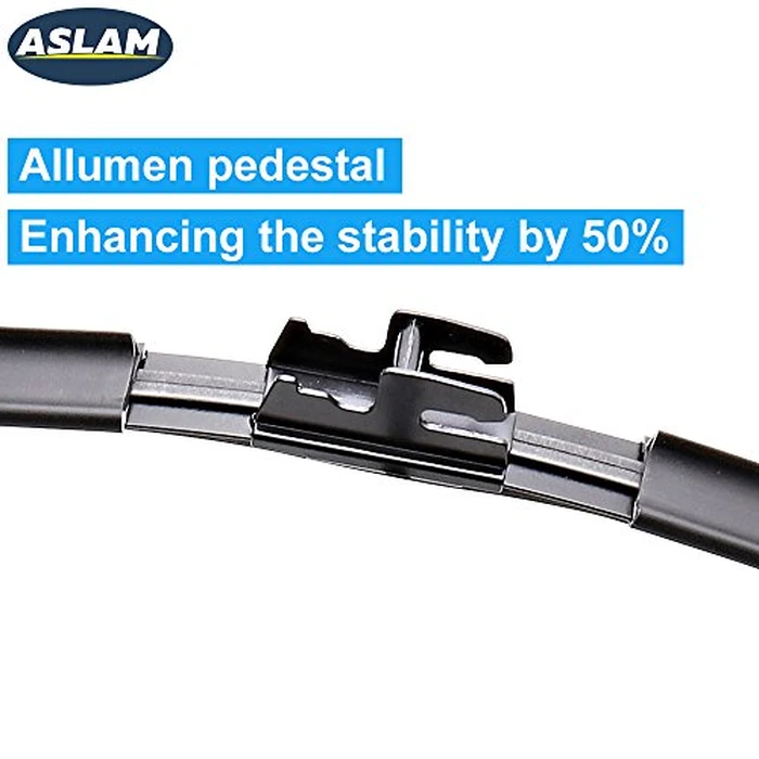 ASLAM Windshield Wipers All-Season Blade Type-M 26"+20", Multifunctional Adapters and Refills Replaceable, Double Service Life(set of 2) by ASLAM - Image 4