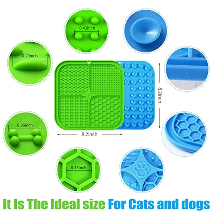 Honomastry Lick Mat for Dogs, Premium Lick Pad with Suction Cups for Dog Anxiety Relief, Slow Feeder Dog Bowls, Bathing, Grooming and Training. by Honomastry - Image 2