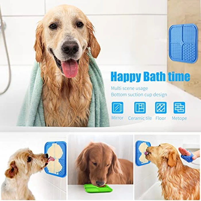 Honomastry Lick Mat for Dogs, Premium Lick Pad with Suction Cups for Dog Anxiety Relief, Slow Feeder Dog Bowls, Bathing, Grooming and Training. by Honomastry - Image 3