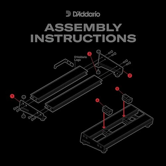 D'Addario XPND Core Pedalboard - Small Single Row Guitar Pedal Board - Strong and Lightweight by D'Addario - Image 6