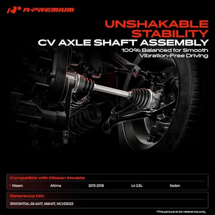 A-Premium CV Axle Shaft Assembly Compatible with Nissan Altima 2013-2018 L4 2.5L Sedan Front Driver Side by A-premium - Image 2