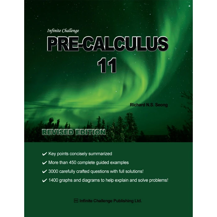Pre-calculus 11: Infinite Challenge ((Revised Edition, with Full Solutions) by Infinite Challenge Workbook - Used - Acceptable condition - CA$18.81