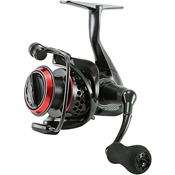 okuma C-65 Ceymar Spinning Reel, Black and Red, 7 x 6 x 3 inches by OKUMA - Image 1