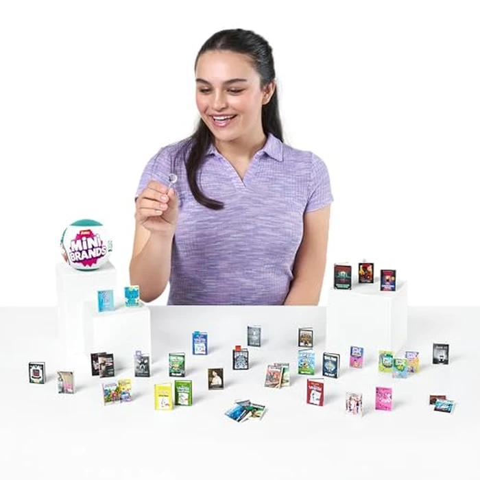 Mini Brands Books (2 Pack) by ZURU Real Miniature Book Brands Collectible Toy, Capsules of 5 Mystery Miniature Books with Real readable Pages and Accessories for Kids, Teens, Adults by Mini Brands - Image 3