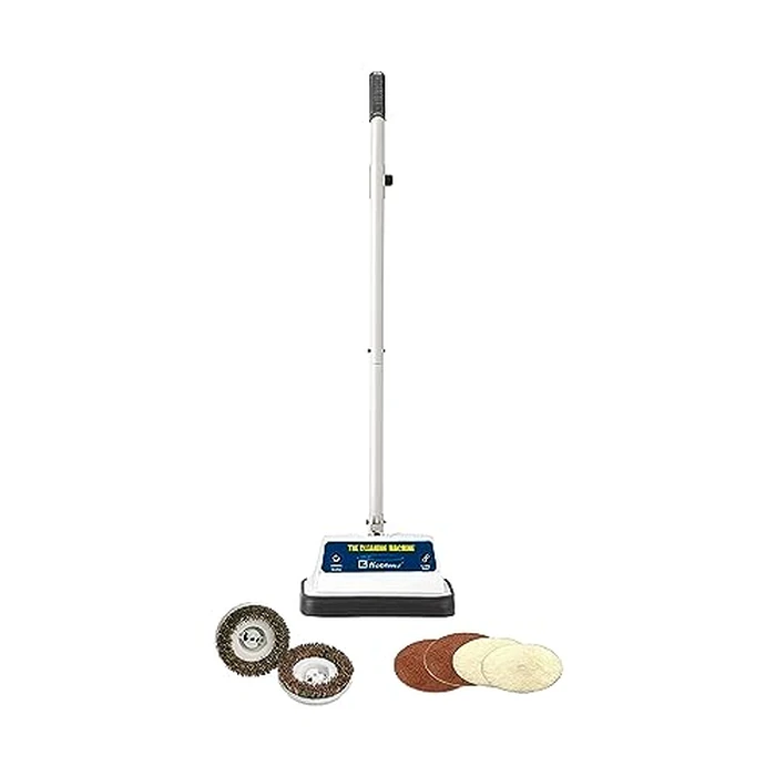 Koblenz Shampooer and Polisher, Floor Shampooer and Polisher, Hard Floor Cleaner, Heavy-duty Carpet Cleaning Machine with Scrubbing Brushes and Polishing Pads, 3 Speeds, Blue/Gray (P-620BA) by Koblenz - Used - Very Good condition - US$70.48