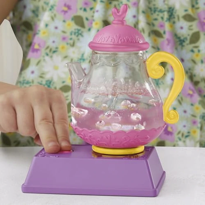 Baby Alive Bubbly Tea Party Sophia Sparkle Doll with Teapot Accessories, Brown Hair, 11 Inches, Toys for 3 Year Old Girls and Boys & Up by Baby Alive - Image 3