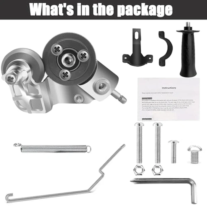 CZS Sheet Metal Cutter Drill Attachment, Electric Drill Shears Attachment Cutter Nibbler, Metal Nibbler Drill Attachment for Cutting Iron, White Sheet, Steel, Copper, Aluminum by CZS - Image 2