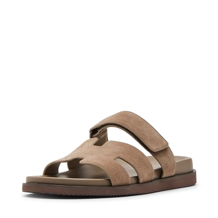 Steve Madden mens Maiven, Taupe Suede, 12 by Steve Madden - Used - Like New condition