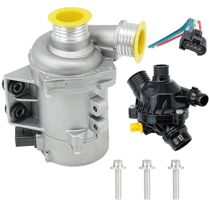 11517521584 Electric Engine Water Pump & Thermostat Compatible with BM-W 325i 325xi 328i 328xi 330i 330xi 525i 525xi 528i 528xi 530i 530xi x3 x5 z4, Replaces # 11517586925 11517546994 11517563183 by LEVANLIGHT - Used - Good condition - CA$96.10