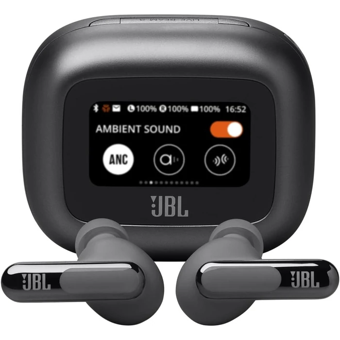 JBL Harman Live Beam 3 True Wireless Noise-Cancelling Stick-Closed Earbuds - Black by JBL - Refurbished - Excellent condition - US$182.44