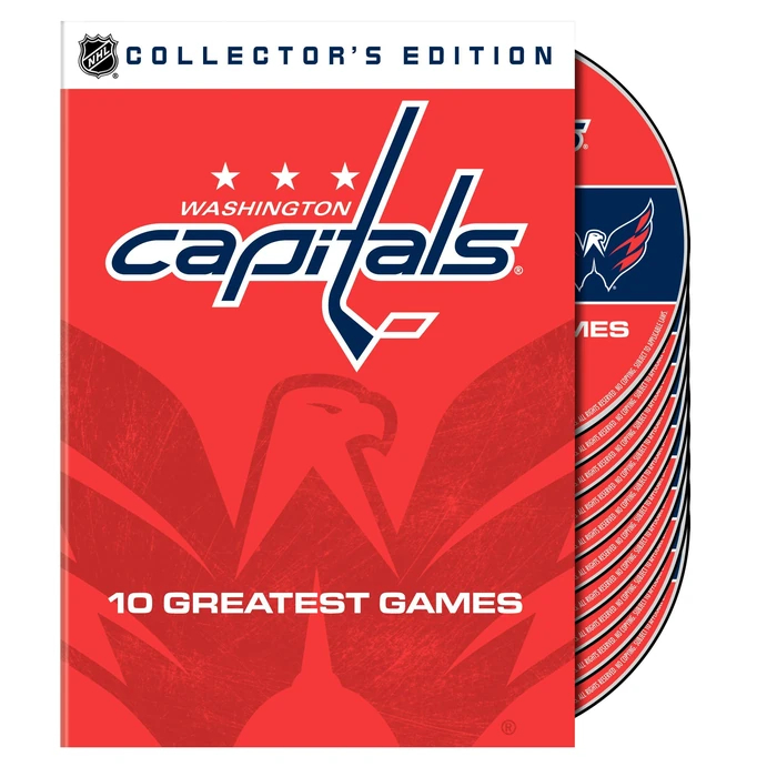 NHL Washington Capitals 10 Greatest Games by Warner Home Video - Used - Acceptable condition - US$43.95