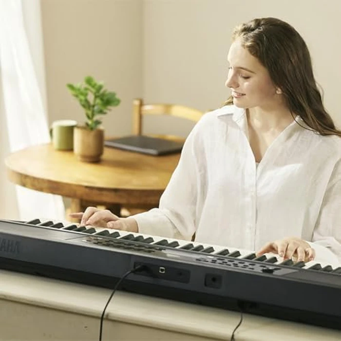 Yamaha PSR-EW320 76 Touch Sensitive Key Portable Keyboard for Beginners with Music Rest, Power Adapter by Yamaha - Image 2