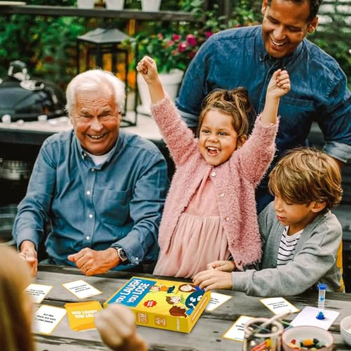 BRAVEBUG You Laugh You Lose Game - Funny Charades Kids Games - Board Games for Kids & Teens - Try Not to Laugh Challenge - Sleepover Party Supplies for Girls, Birthday Game for Family, Kids & Girls by BRAVEBUG - Image 5