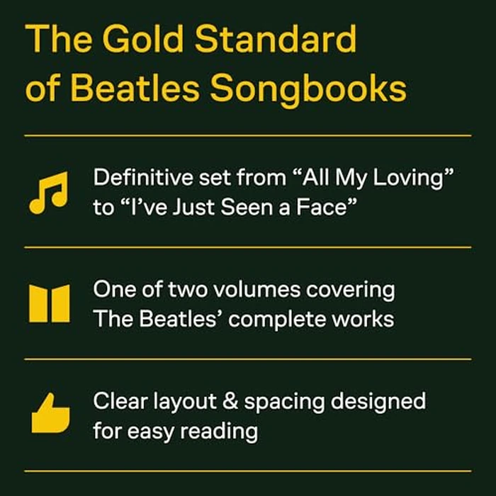 The Beatles The Complete Volume 1 (A to Z) | Piano, Vocal, Guitar Sheet Music Songbook | 103 Classic Songs for Piano and Guitar Players | Rock Music Book for Fans, Students, and Collectors by Hal Leonard - Used - Acceptable condition - US$7.91