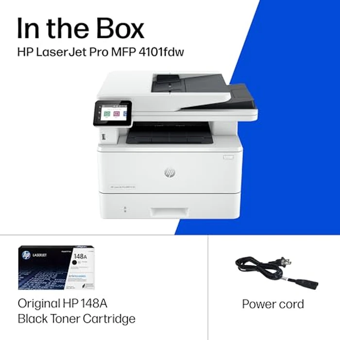 HP Laserjet Pro MFP 4101fdw Wireless Black & White All-in-One Laser Printer, Scanner, Copier, Fax, Best-for-Office (2Z619F) by HP - Image 8