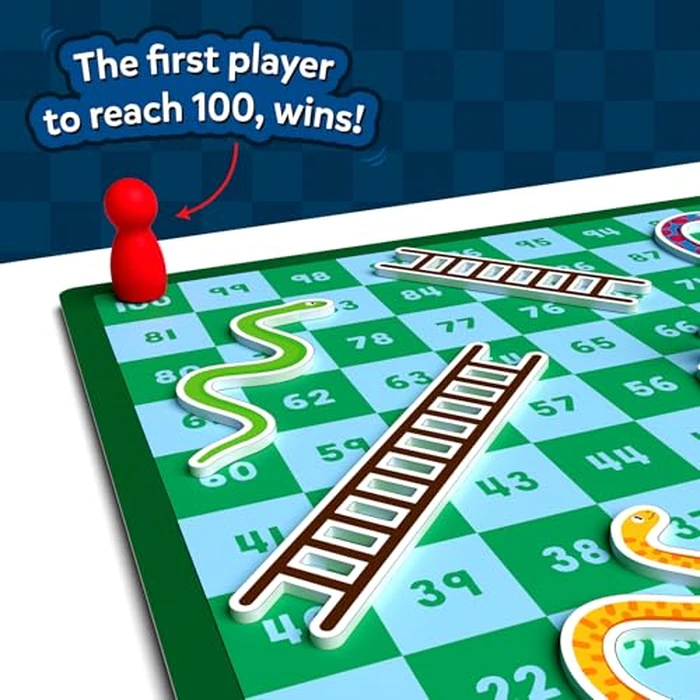 Skillmatics Snakes & Ladders - Magnetic & Customizable Board Game with a Twist, Classic Strategy Game for Family Game Night, Travel Toy & Gift for Boys, Girls, Teens & Adults, 2-5 Players by Skillmatics - Image 9