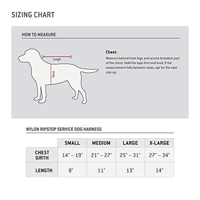 Nylon Ripstop Service Dog Harness, Durable & Comfortable Service Dog Vest, Medium by Carhartt - Image 6