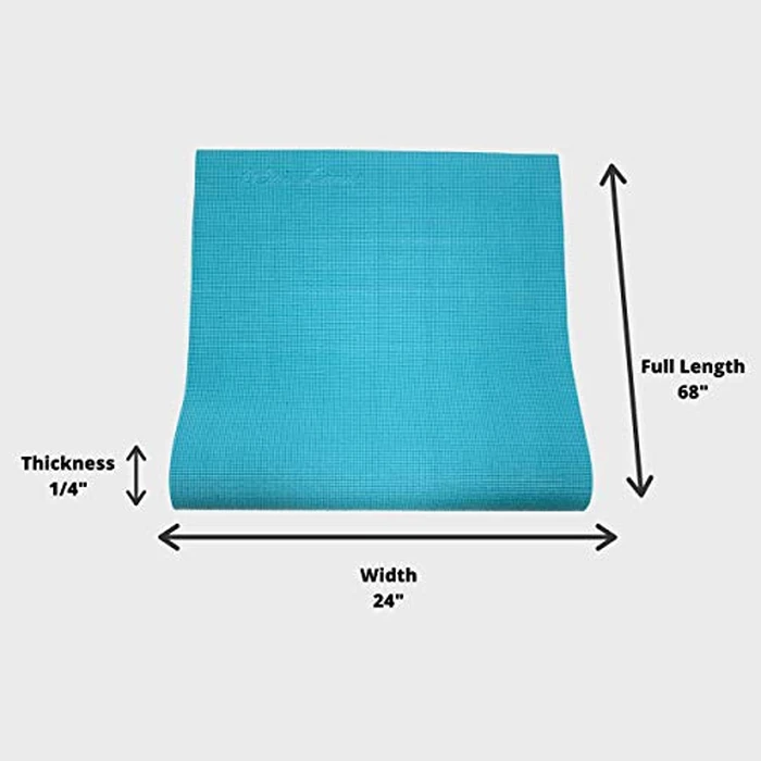Wai Lana Yoga and Pilates Mat, Aqua by WAI LANA - Image 4