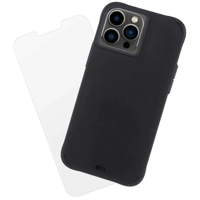 Case-Mate Tough Phone Case with Screen Protector for iPhone 13 Pro Max - Black/Clear by Case-Mate - Refurbished - Excellent condition