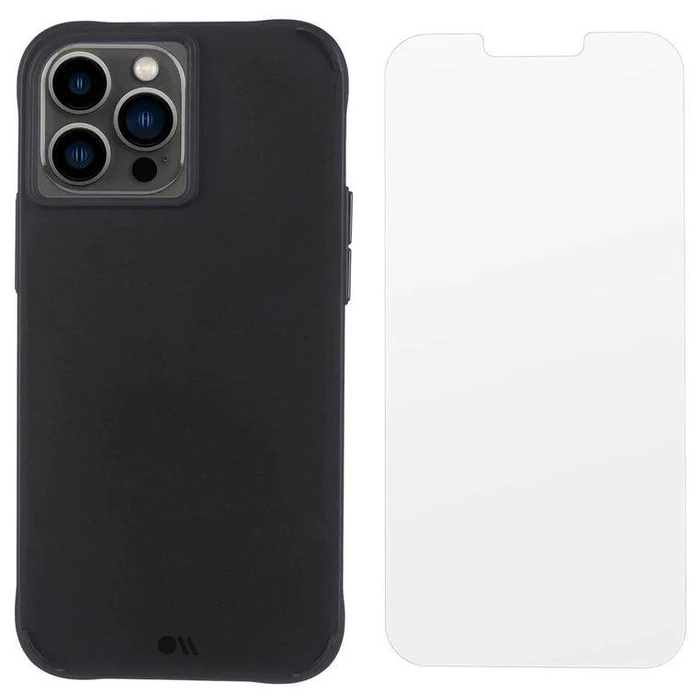 Case-Mate Tough Phone Case with Screen Protector for iPhone 13 Pro Max - Black/Clear by Case-Mate - Image 2