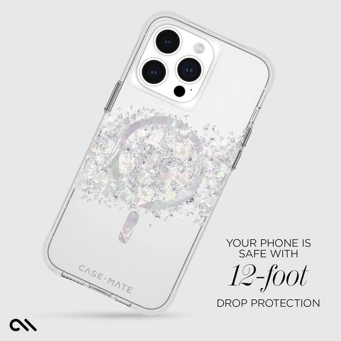 Case-Mate Case-Mate Karat Phone Case with MagSafe for iPhone 15 Pro Max - Touch of Pearl by Case-Mate - Image 4