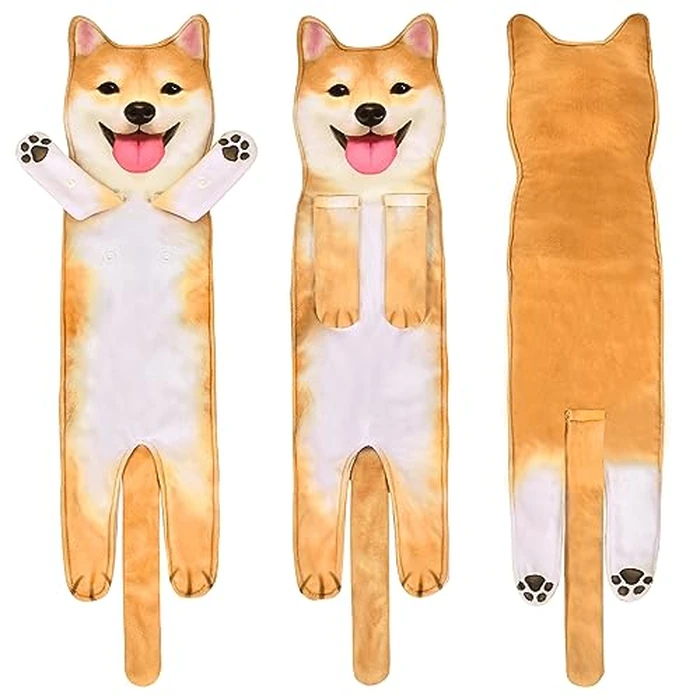 Funny Shiba Inu Dog Hand Towels for Kitchen Bathroom- Cute Decor Dog Mom Gifts for Women Dad Gifts for Men- Easter Mother Father Days Birthday Christmas Housewarming Gifts for Dog Lovers by AGRIMONY - Image 2