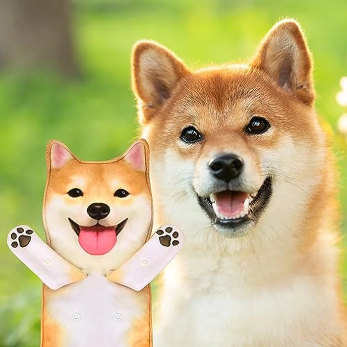 Funny Shiba Inu Dog Hand Towels for Kitchen Bathroom- Cute Decor Dog Mom Gifts for Women Dad Gifts for Men- Easter Mother Father Days Birthday Christmas Housewarming Gifts for Dog Lovers by AGRIMONY - Image 3