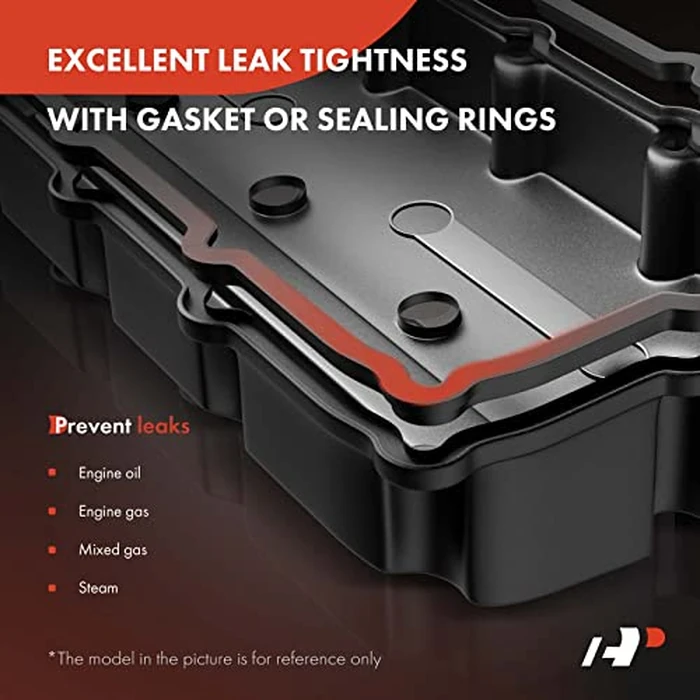 A-Premium Engine Valve Cover, with Valve Cover Gasket & Bolt, Compatible with Volkswagen Eos 2007-2008, Golf R 2012-2013, GTI 2006-2008, Jetta 2006-2008, Passat 2006-2008, 2.0L Turbo, 06F103469F by A-premium - Image 2
