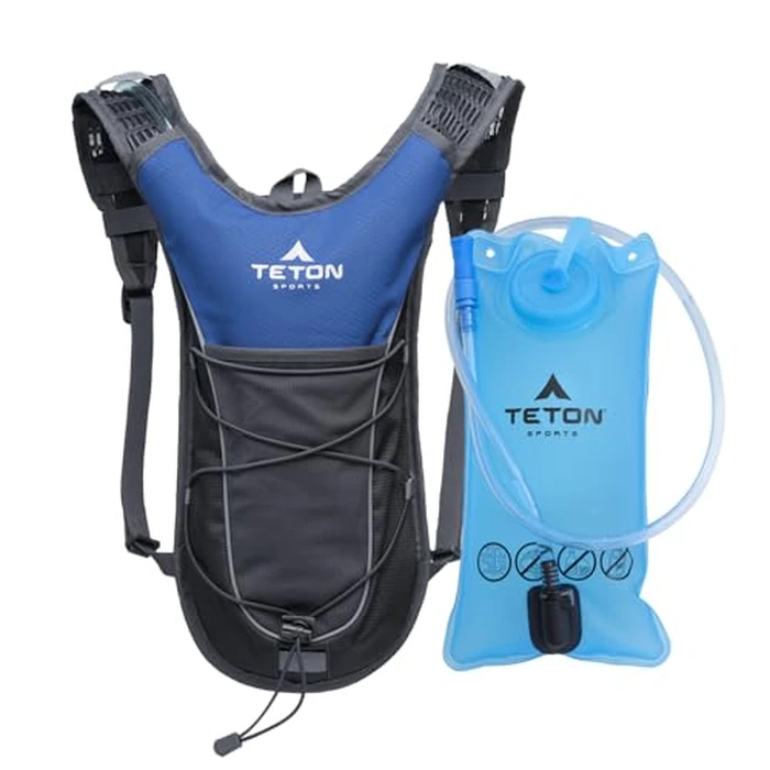 Teton Trailrunner Hydration Backpacks- Hydration Backpack for Hiking, Running, Cycling, Biking, 2L Hydration Bladder Included by TETON Sports - Used - Like New condition - US$14.34
