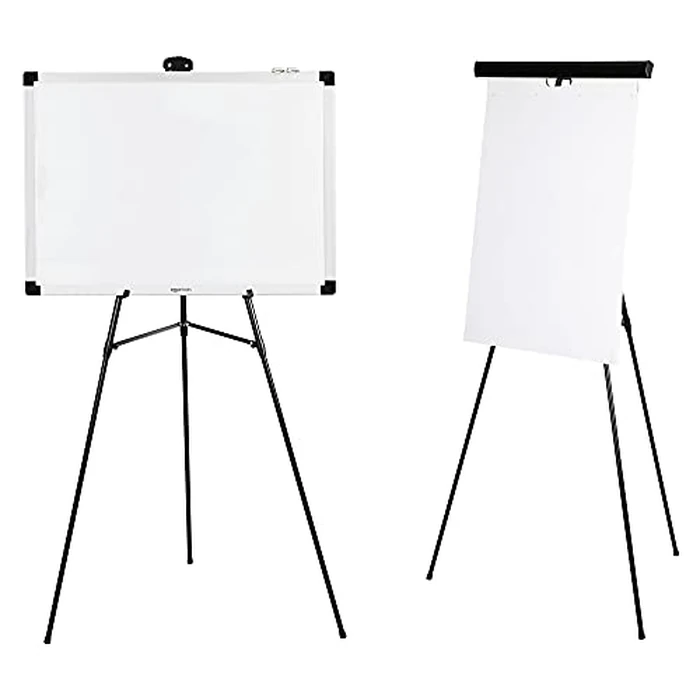 Amazon Basics Heavy Duty Presentation Display Stand Easel, Adjustable Height Telescope Tripod by Amazon Basics - Image 4