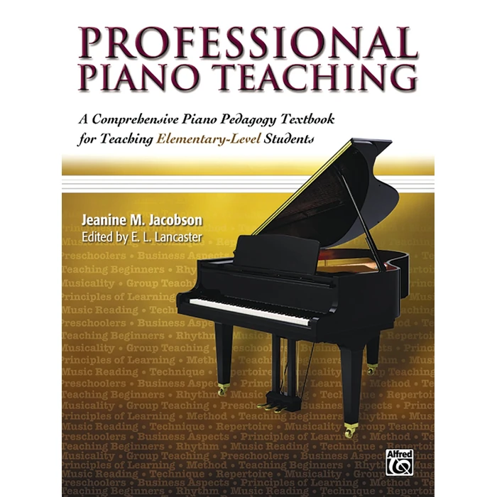 Professional Piano Teaching, Vol 1: A Comprehensive Piano Pedagogy Textbook for Teaching Elementary-Level Students (Volume 1) by Alfred Music - Used - Good condition - CA$76.19