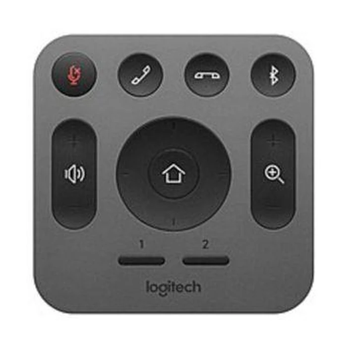 Logitech RF Wireless Replacement Remote for MeetUp Conference Camera - Grey by Logitech - Refurbished - Excellent condition