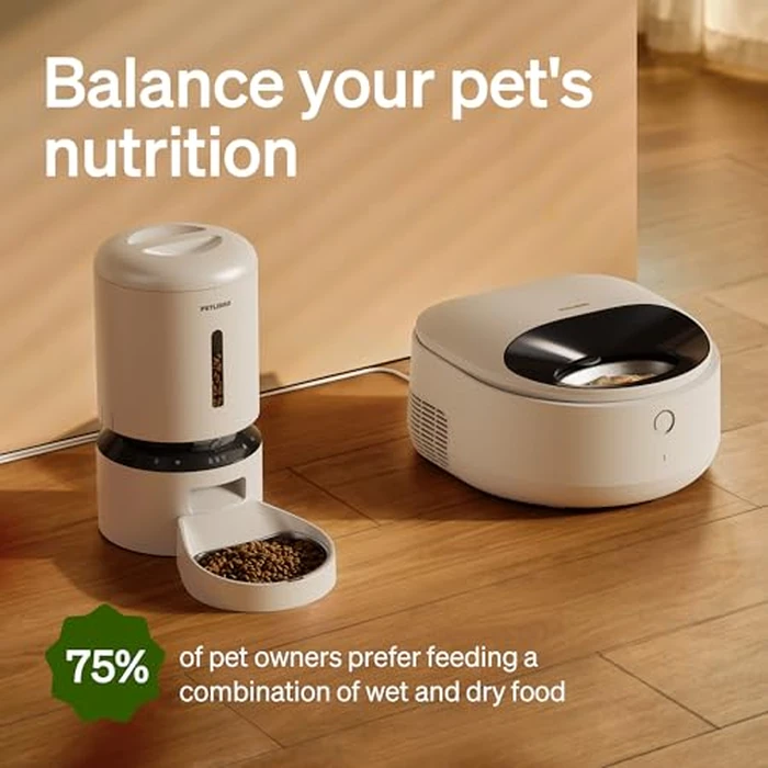 PETLIBRO Automatic Cat Feeder Wet Food with Stainless Steel Bowl 2 Packs, Refrigerated Auto Cat Feeder with Semiconductor Cooling, 3 Fresh Meals, App-Controlled Pet Food Dispenser, Easy to Clean by PETLIBRO - Image 8