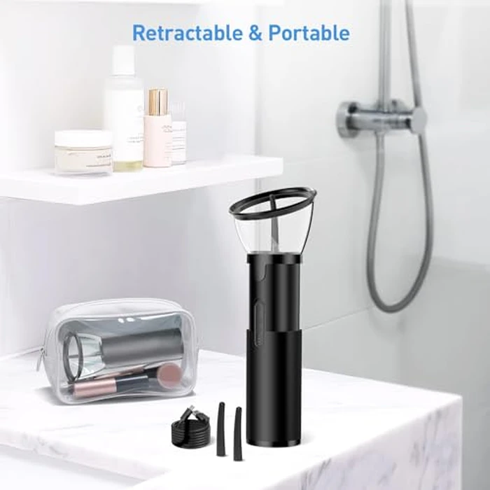 Ear Wax Removal-Electric Ear Cleaner, Retractable Ear Cleaning Kit, Safe Ear Wax Removal Tool, Effective Ear Irrigation Flushing System, Waterproof Ear Washer for Humans with 4 Pressure Modes by yakbio - Image 5