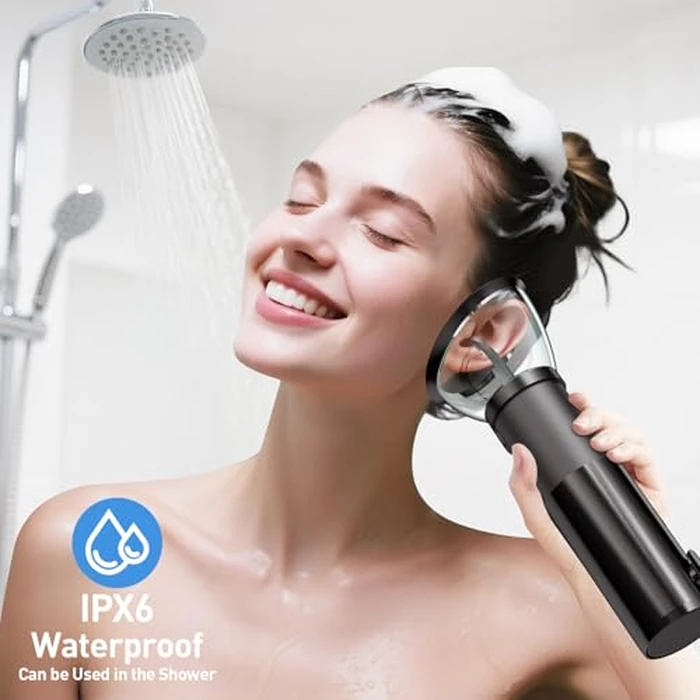 Ear Wax Removal-Electric Ear Cleaner, Retractable Ear Cleaning Kit, Safe Ear Wax Removal Tool, Effective Ear Irrigation Flushing System, Waterproof Ear Washer for Humans with 4 Pressure Modes by yakbio - Image 6